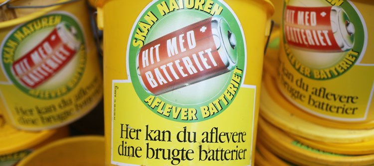 Nedlæggelse af batterispande-ordning