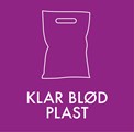 Klar blød plast