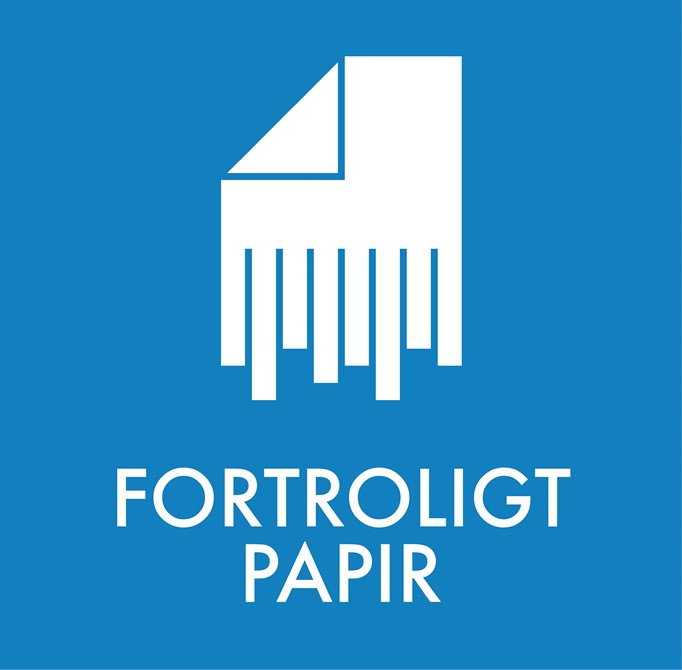 Fortroligt papir-ikon