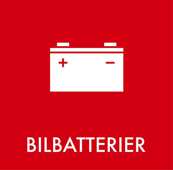 Bilbatterier-ikon