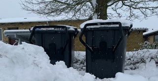 Snestorm udskyder dagens affaldsindsamling 
